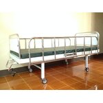 BB01 เตียง 2 ไกร์มือหมุน + ที่นอนตอนเดียวหุ้มหนังเทียม (ส่งฟรี)