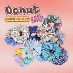 ยางรัดผมสวยๆ คละลายผ้า (แพ็ค 12 ชิ้น)