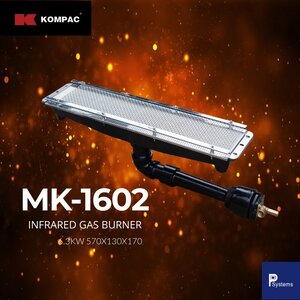 เบิร์นเนอร์อินฟาเรด-แก๊ส KOMPAC