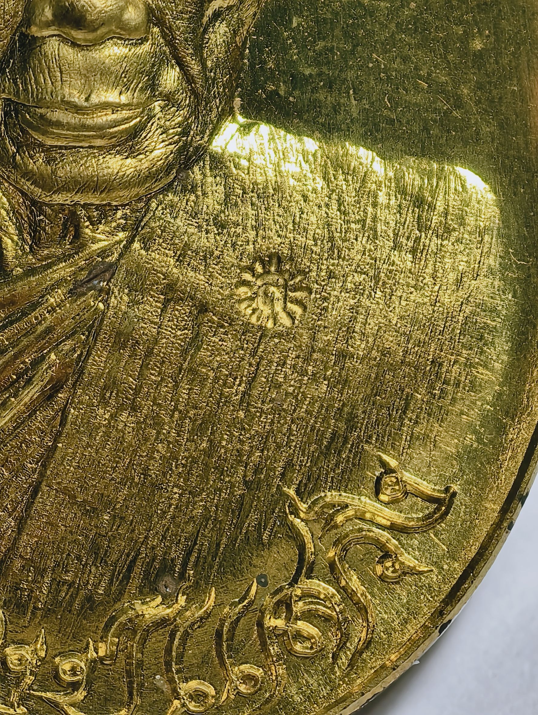 หลวงปู่แสวง รุ่นแรก วัดโพธิ์ผักไห่ จังหวัดพระนครศรีอยุธยา AC1731