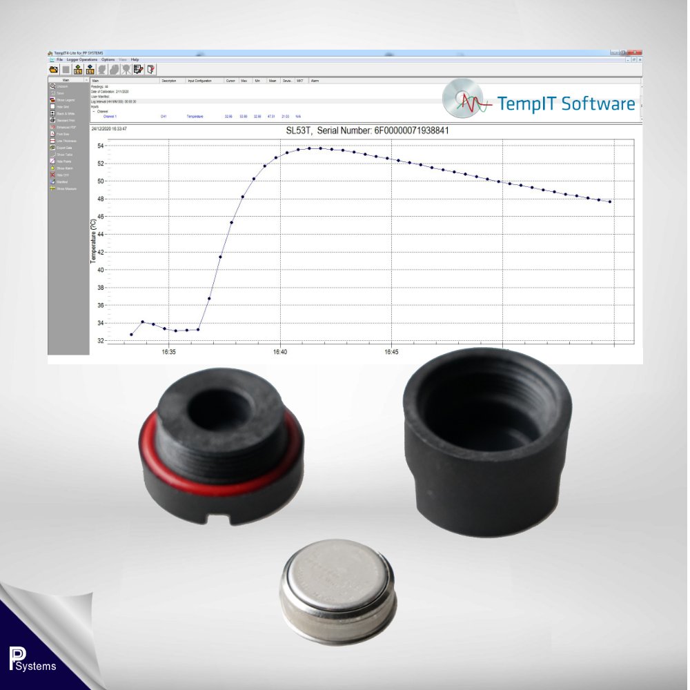 tempmate.®-B Series Mini Temperature Data Logger for Process Monitoring l เครื่องบันทึกอุณหภูมิขนาดเล็ก กระดุมวัดอุณหภูมิ สำหรับวัดอุณหภูมิในไลน์ผลิตสินค้าอุณหภูมิไม่เกิน 125°C