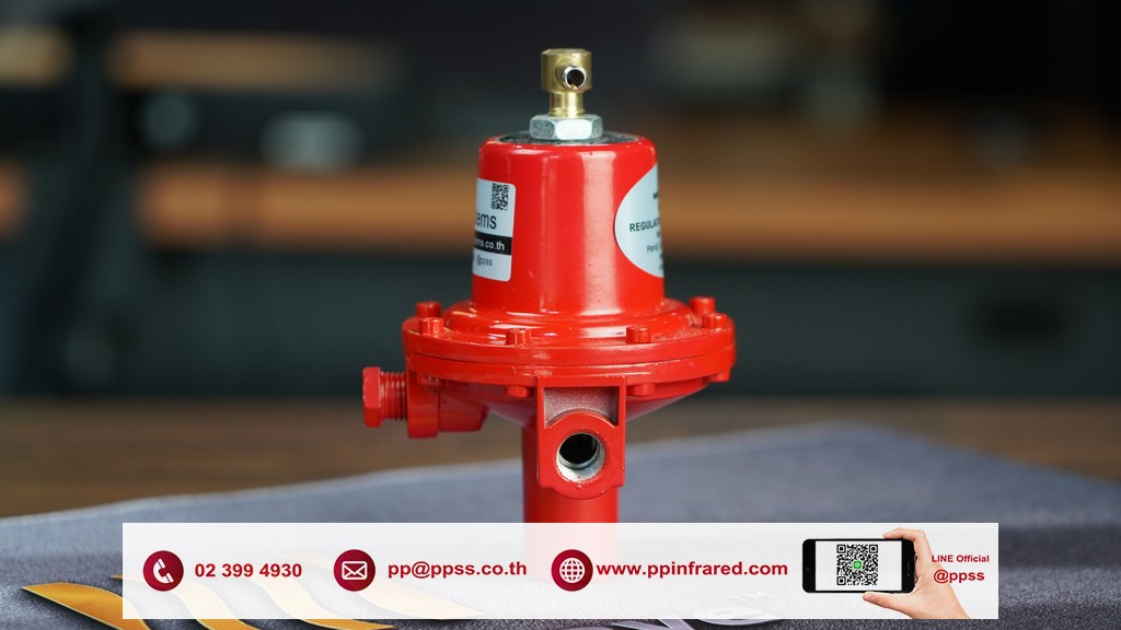 WARMFVALVE High Pressure Regulator for Gas 1/4" (0.5-2.1 bar) l หัวปรับแรงดันแก๊ส ชนิดแรงดันสูง