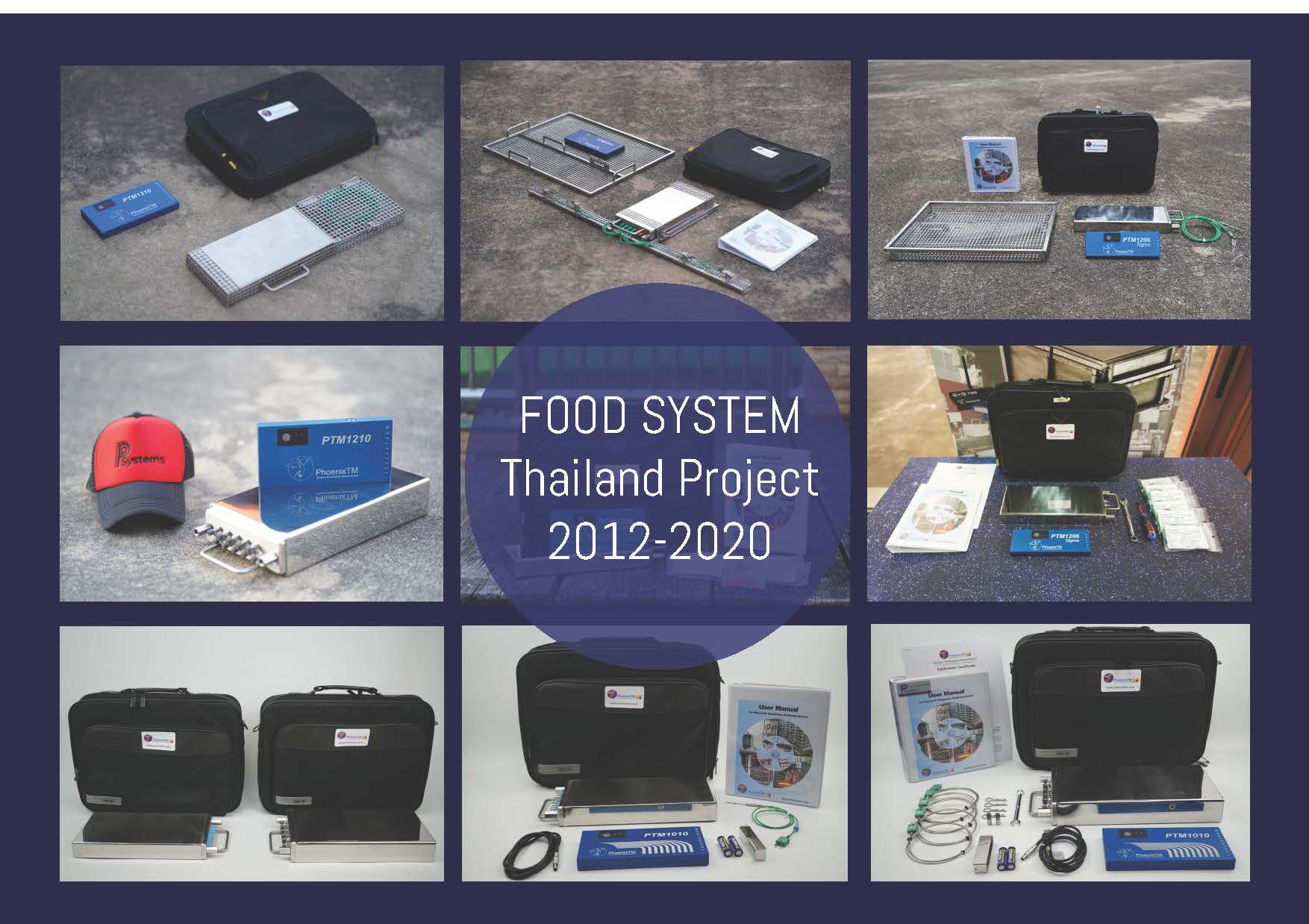 PhoenixTM 6Ch SIGMA Food Low Temperature Profiling System l เครื่องบันทึกอุณหภูมิ อุตสาหกรรมปรุงสุก (เตาอบ-เตาทอด-หม้อนึ่งแรงดันต่ำ) และการแช่เยือกแข็งอาหาร