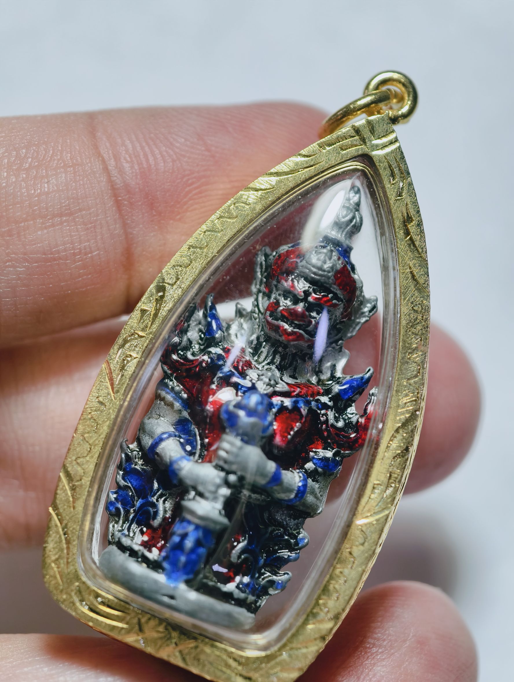 หลวงปู่อิ่ม วัดทุ่งนาใหม่ ยอกขุนพล ท้าวเวสสุวรรณ รวยแสนล้าน พร้อมเลี่ยม (AC1967)