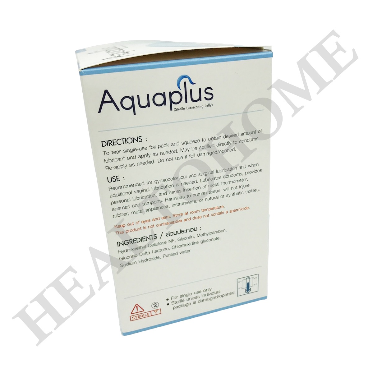 Aquaplus เจลหล่อลื่น แบบซอง 5 กรัม (x15 ซอง)