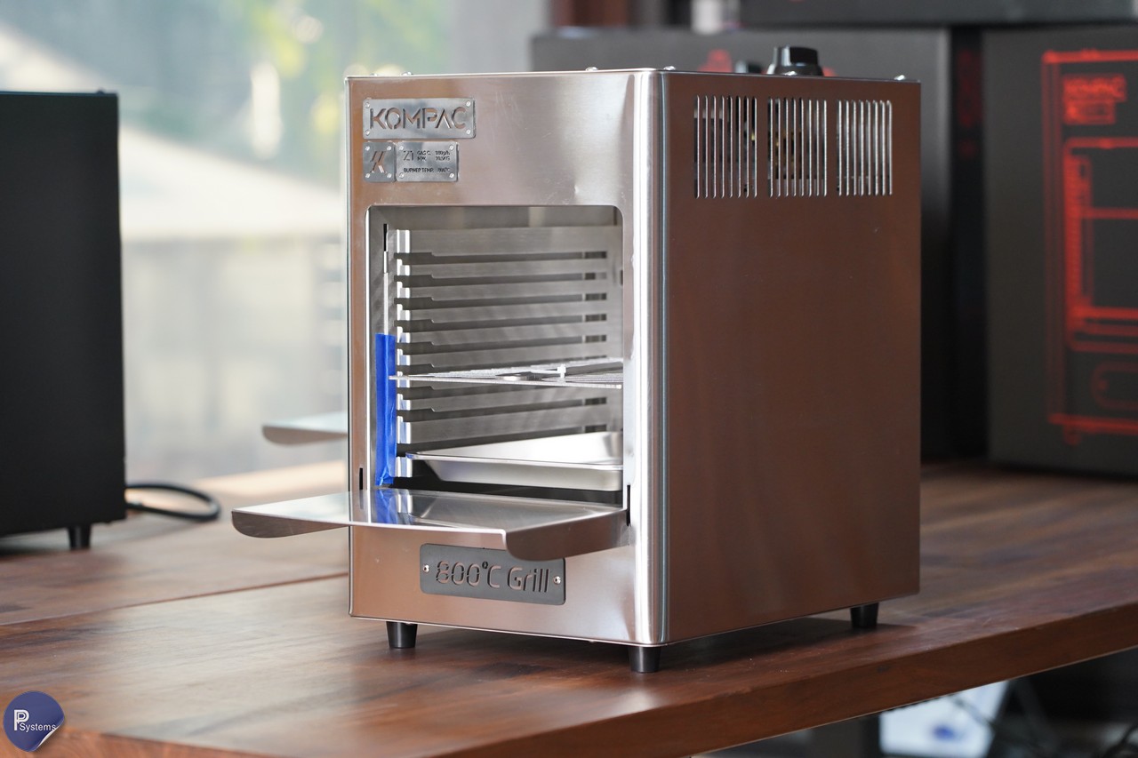 KOMPAC x PYB-2B 800°C Propane Steak Broiler Grill for Restaurant and Camping l เตาย่างสเต็กอินฟาเรด 800องศาเซลซียส หนึ่งหัวเตา ระบบแก๊สเปิด-ปิดอัตโนมัติ