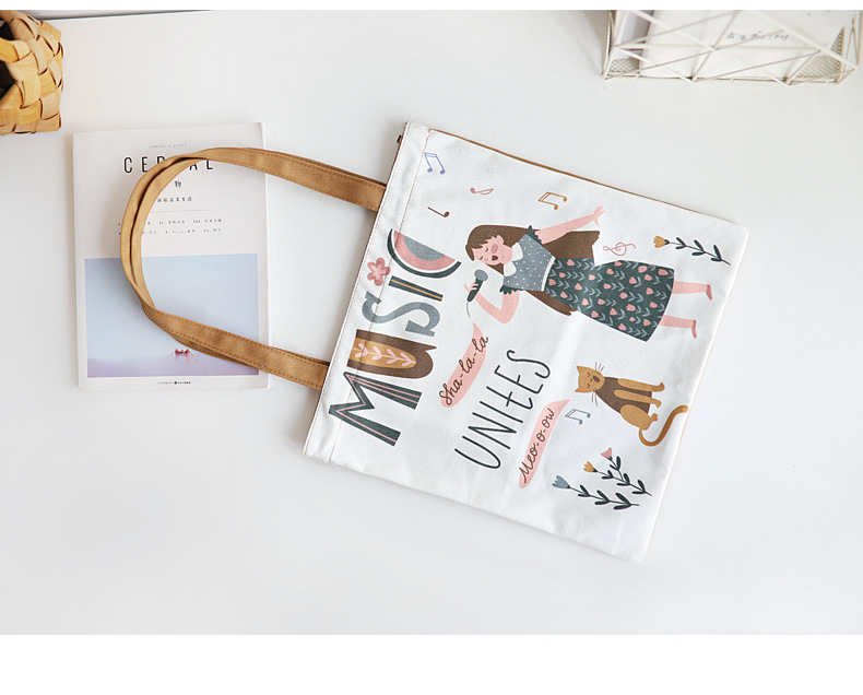 กระเป๋าผ้า canvas สไตล์เกาหลี mooseefah