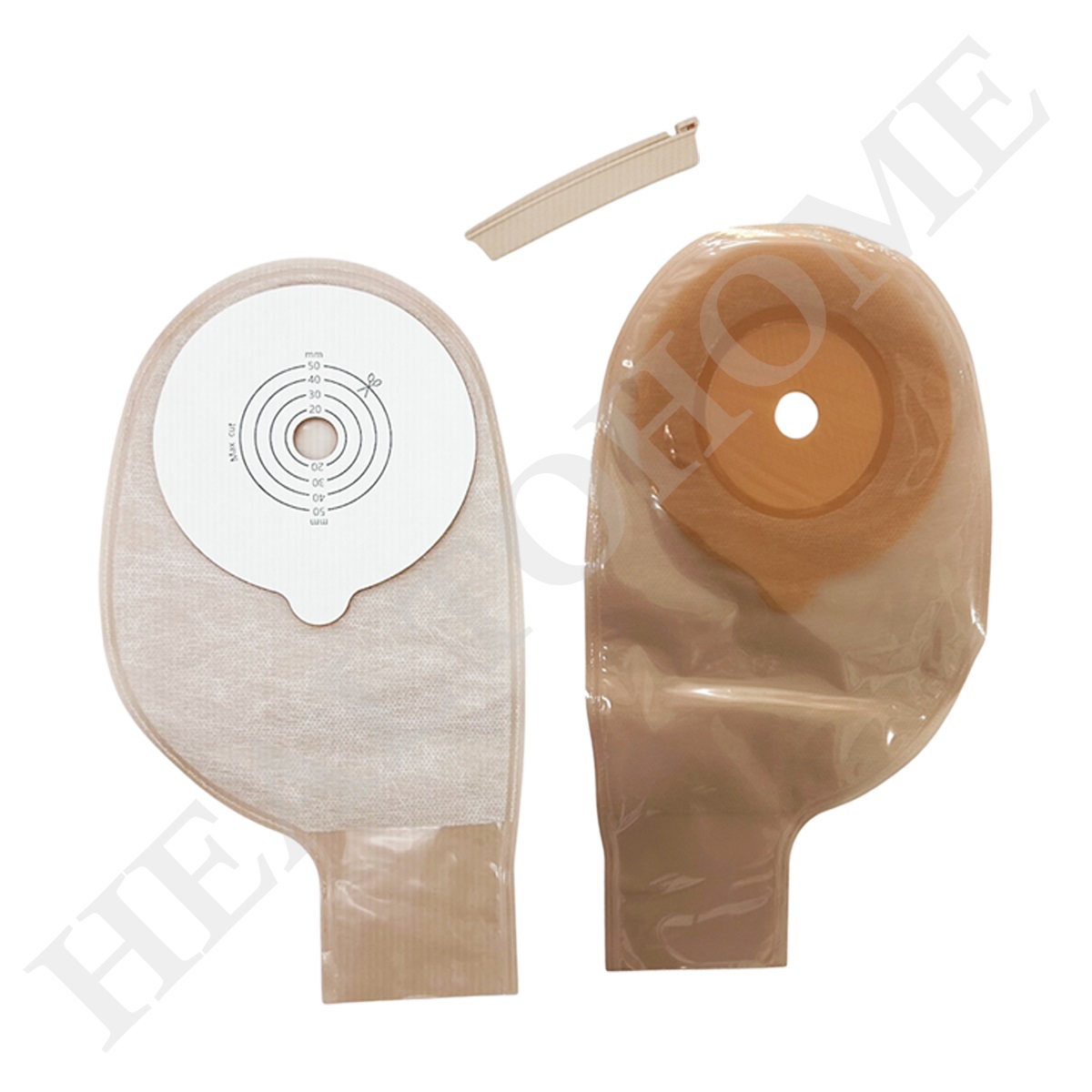 Steadlive ถุงเก็บอุจจาระหน้าท้อง แบบชิ้นเดียว 15-50 มม. (สีน้ำตาลใส)