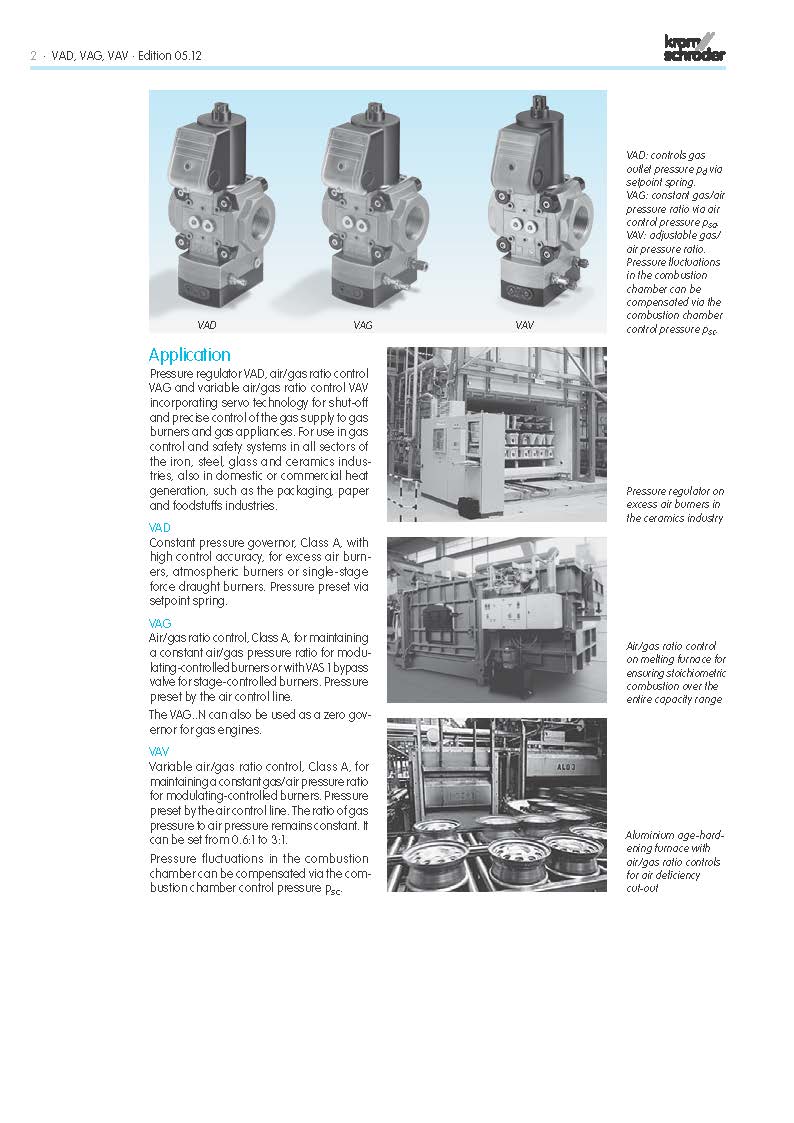 VCV2 1.5" (230V) Varible Air/Gas Ratio Control with Solenoid Valve l วาล์วแก๊สไฟฟ้า อัตราส่วนอากาศ/แก๊สแปรผันตรง