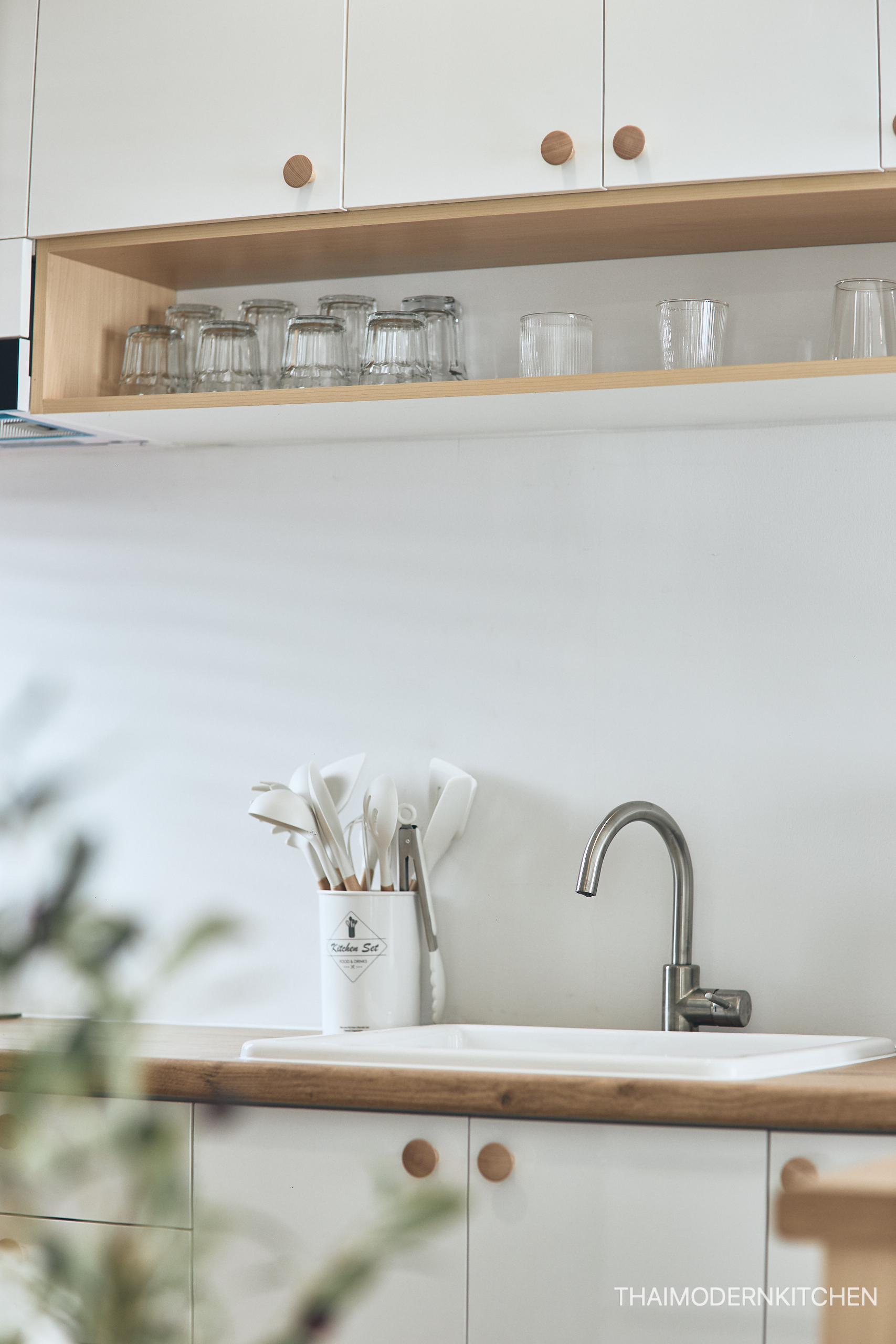 ครัวบิ้วอิน2 ตู้บน+ล่าง ชั้นสองชั้น counter 1.4