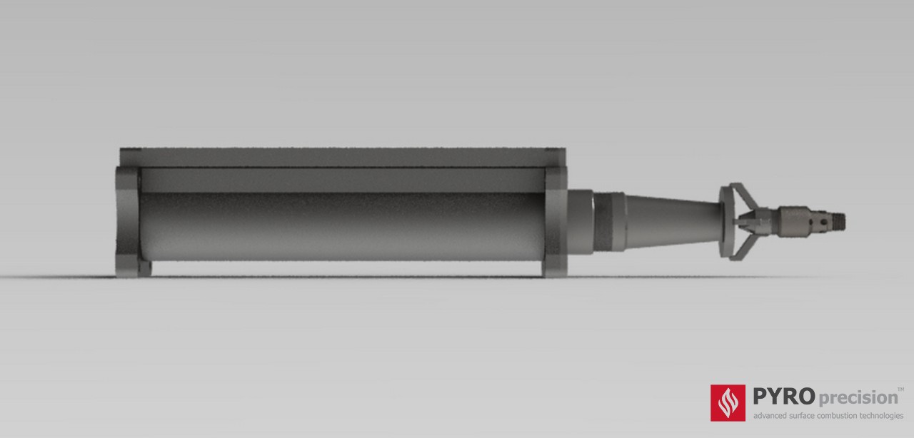 หัวเตาแก๊ส ตรงยาว LD305-ST-1 Linear Modular Tank Heating Burner (Venturi) ความยาวโมดูล 30ซม - 3.0ม กำลัง 6-60 กิโลวัตต์ สำหรับถังต้มถังต้มอุตสาหกรรมทรงสี่เหลี่ยม