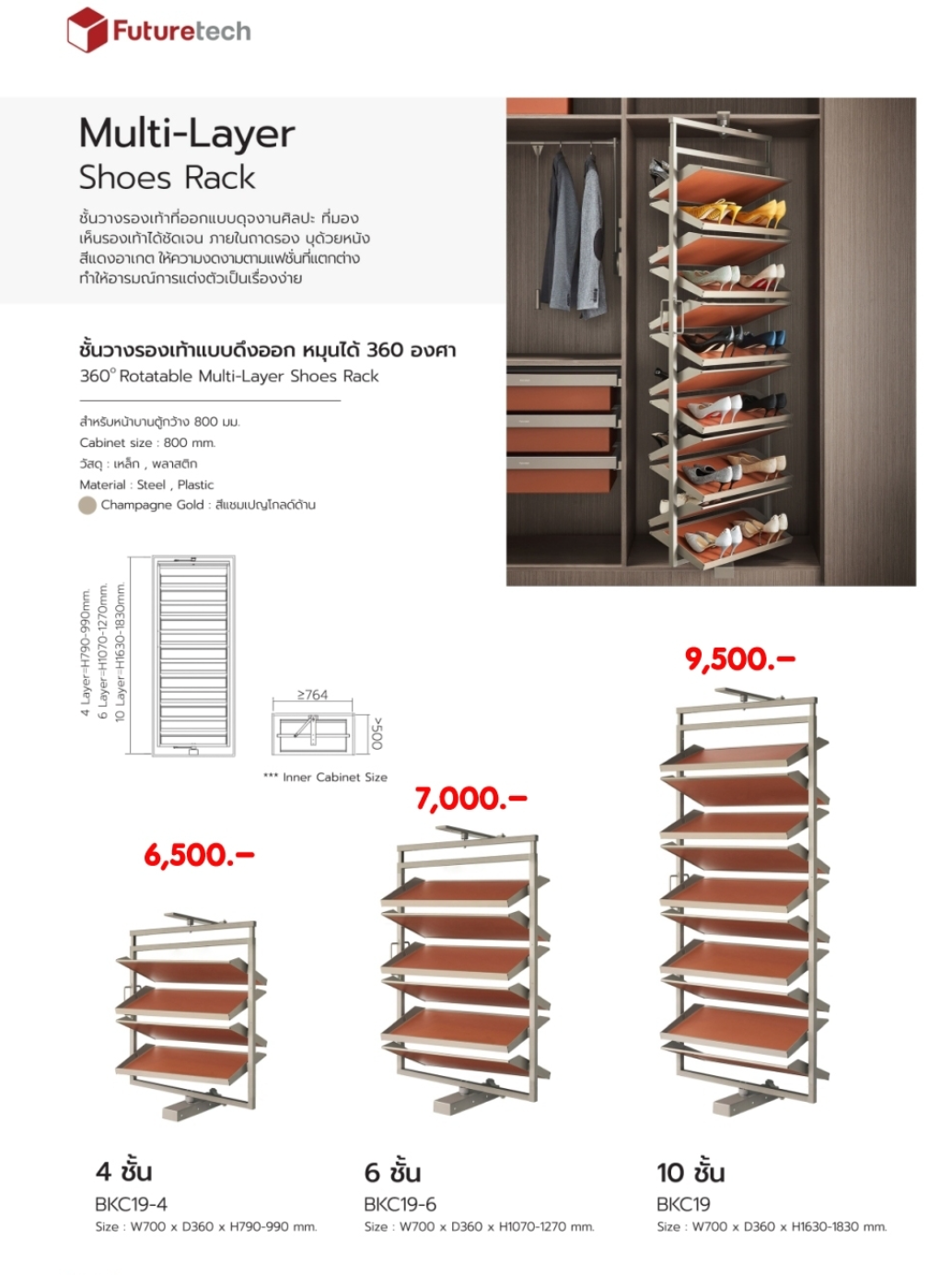 Futuretech ตระแกรงต่างๆ