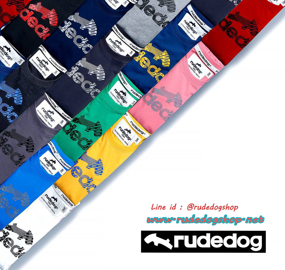 เสื้อยืด rudedogรุ่น Logo 2018 (โลโก้ 2018) Size M