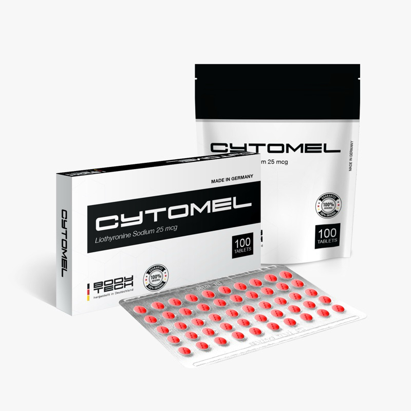 T3 - CYTOMEL Liothyronine sodium 25mcg 100Tablets BODYTECH