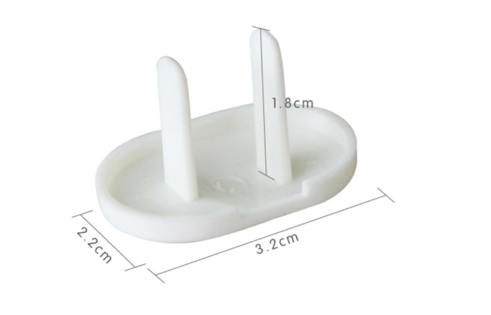 ปลั๊กกันไฟดูด,ที่อุดปลั๊ก 2 ขากันไฟดูด outlet plugs (1packใหญ่ มี 100 ชิ้น)