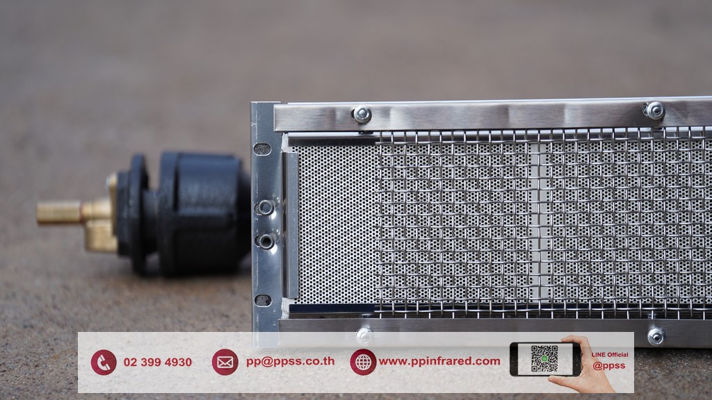 หัวเตาอินฟราเรด SUNSRAYS GR-1602 6.3kW ชนิดเหล็กหล่อ ขนาด 570x130x170