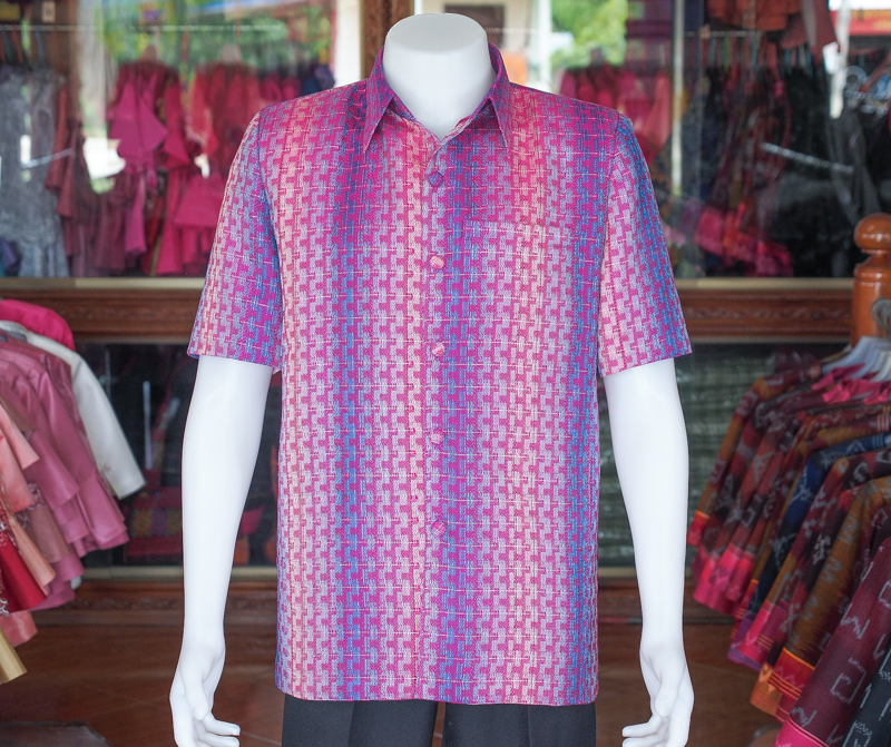 เสื้อผ้าลายหมากรุก ไซส์ XL