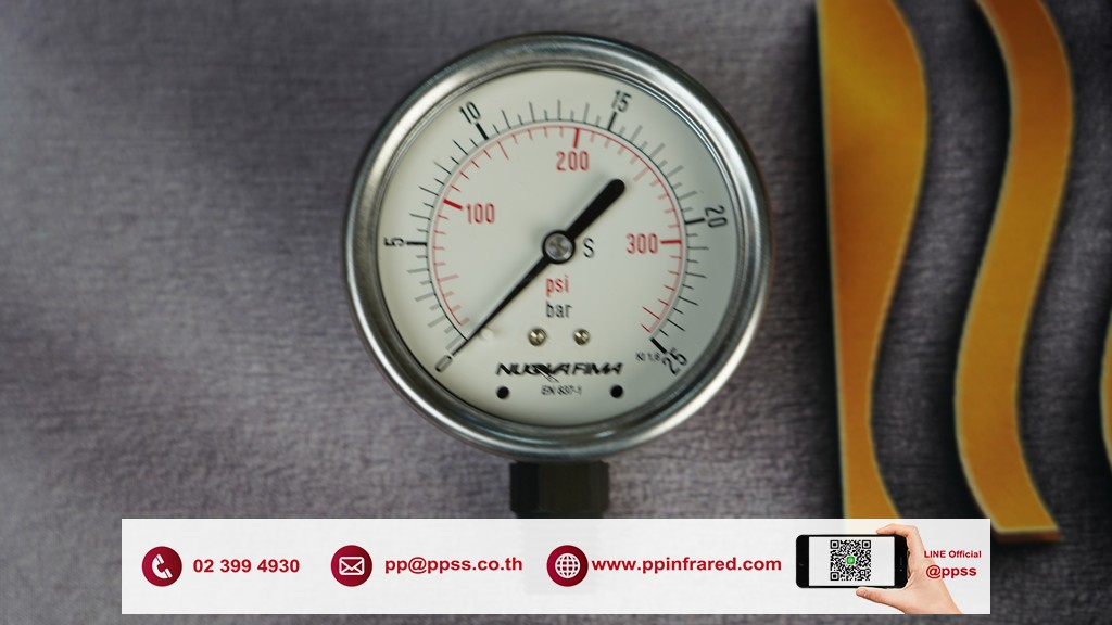 NUOVAFIMA Pressure Gauge 0-25 bar l เกจวัดแรงดันแก๊สช่วงแรงดันสูง