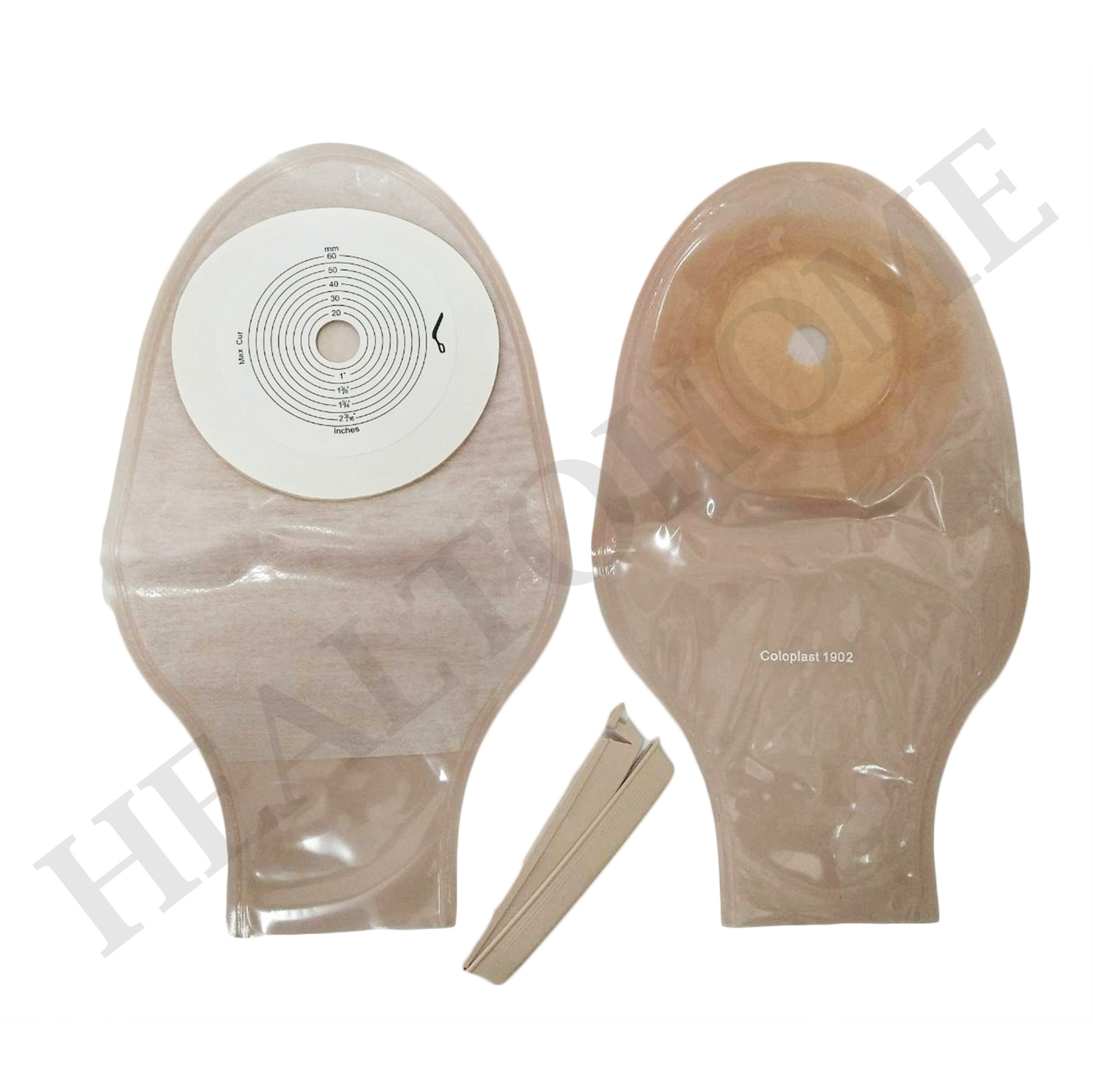 COLOPLAST LC2000 รุ่น 1902 ถุงเก็บอุจจาระหน้าท้อง แบบชิ้นเดียว ขนาด 15-60 มม. (Colostomy Bag)