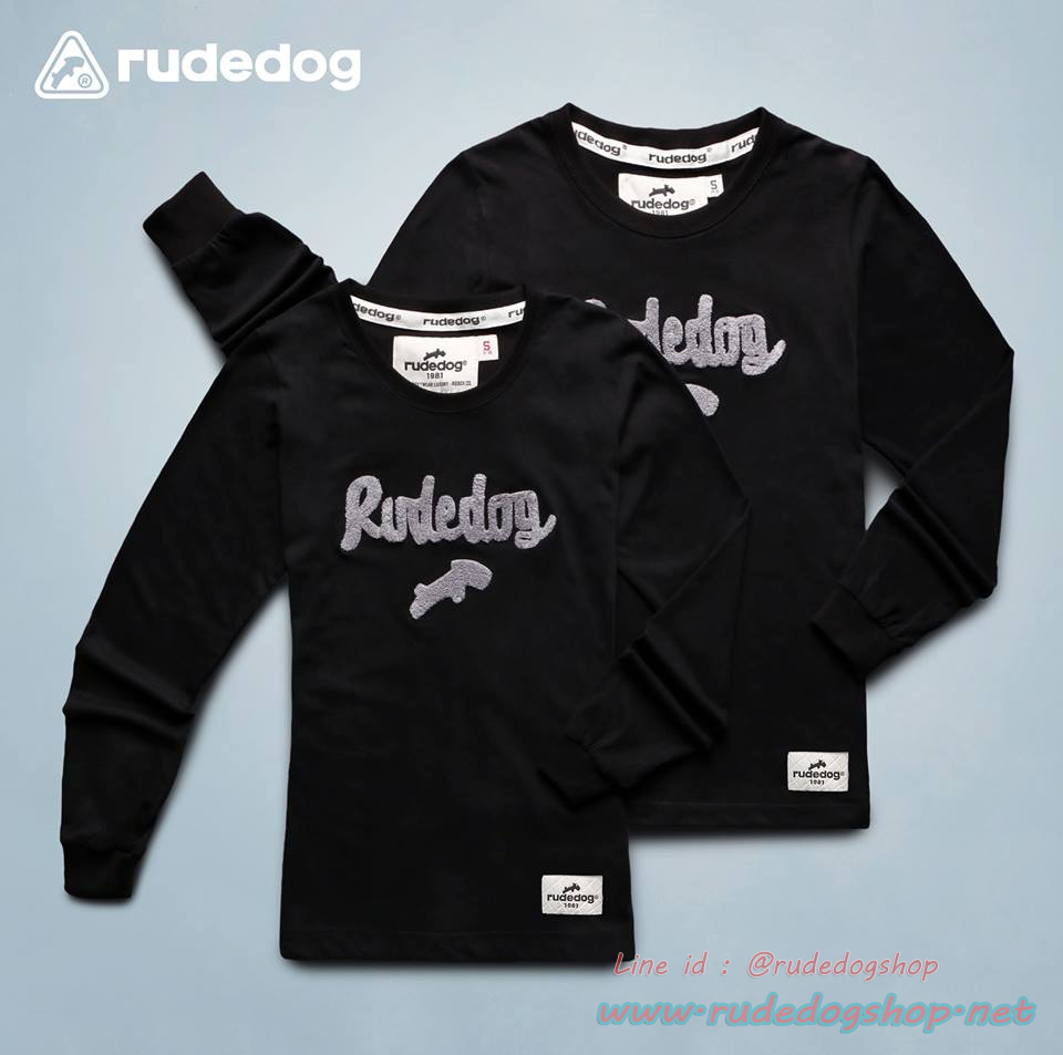เสื้อยืดแขนยาวผู้หญิง Rudedog รุ่น Romio สีดำ