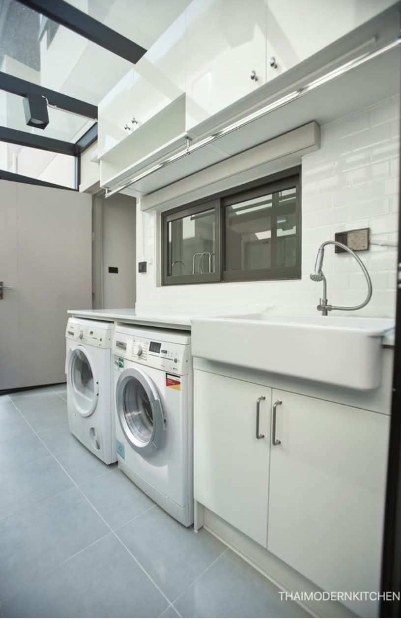 #pantry ส่วนซักล้าง ราคา 45000 top หินตามภาพ