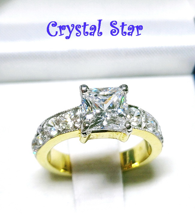 แหวนเพชร CZ เกรด 5A