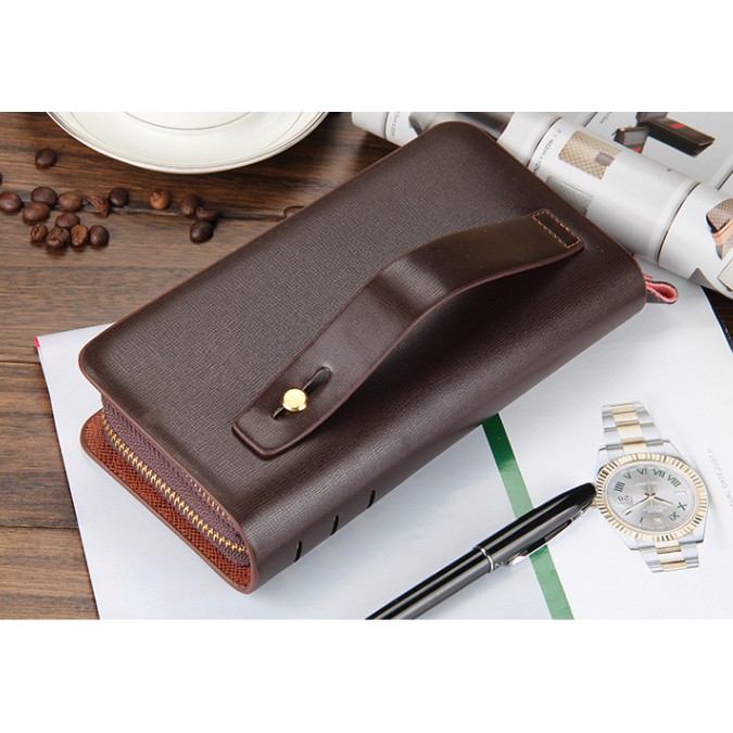 กระเป๋าสตางค์ซิปรอบแบบ2ซิป MZ-016