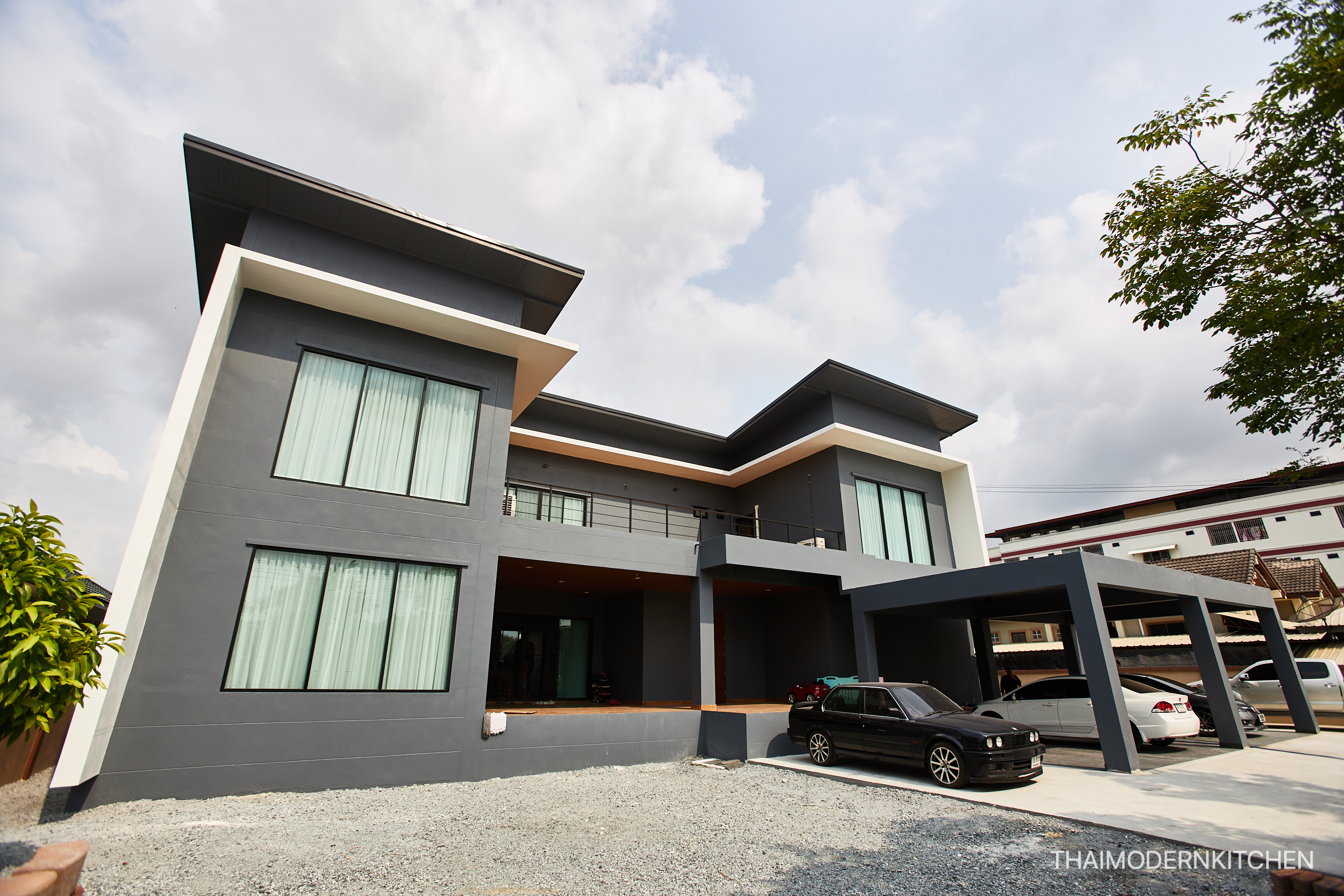 ครัวบ้านคุณ ภัทรพล ราคา 135000บาท 🌹🌹❤❤❤ 4.1 ม. ตู้ล่าง 4 ม. ตู้บน+ล่าง Island 2 เมตร ลึก 60 cm