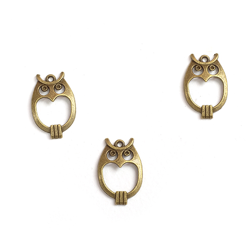 No.011 นกฮูกโบ๋15*23mm.