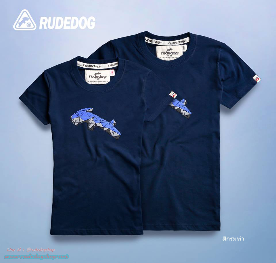 เสื้อยืดคอกรมแขนสั้น rudedog รุ่น BIGDOG 2019 Size M
