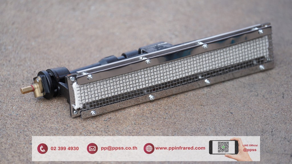 หัวเตาอินฟาเรด SUNSRAYS GR-602 2.4kW ชนิดเหล็กหล่อ ขนาด 420x85x110