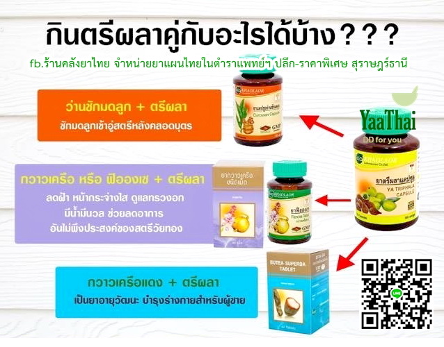 ยาตรีผลา ยาในตำราแพทย์แผนไทย