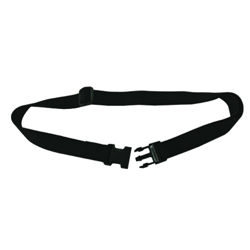 เข็มขัดกันตก สำหรับรถเข็นผู้ป่วย แบบผ้า มีตัวล็อค (สีดำ)