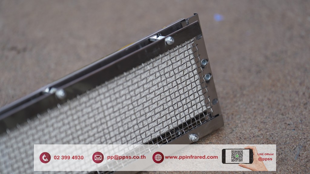 หัวเตาอินฟราเรด SUNSRAYS GR-1602 6.3kW ชนิดเหล็กหล่อ ขนาด 570x130x170