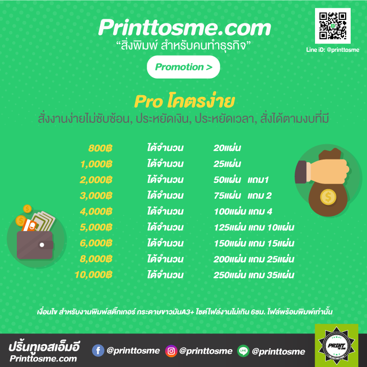 Pro โคตรง่าย สั่งงานง่ายไม่ซับซ้อน, ประหยัดเงิน, ประหยัดเวลา, สั่งได้ตามงบที่มี ฉลากสินค้า