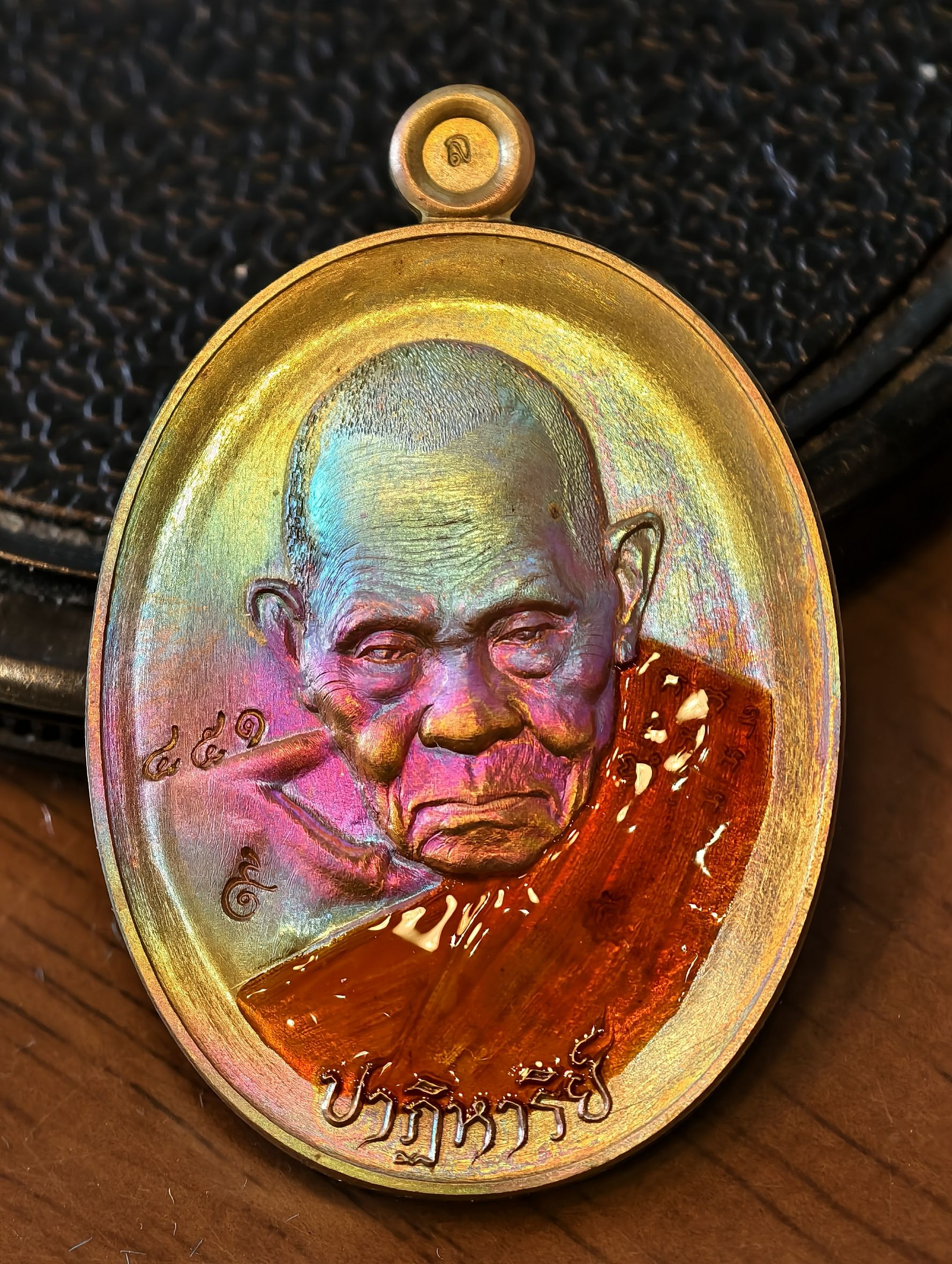 หลวงปู่ทวด วัดช้างให้ หลวงปู่เฮง ปภาโส วัดบ้านด่านช่องจอม เหรียญปาฏิหาริย์ เทพเจ้าแห่งโชคลาภ KA4637