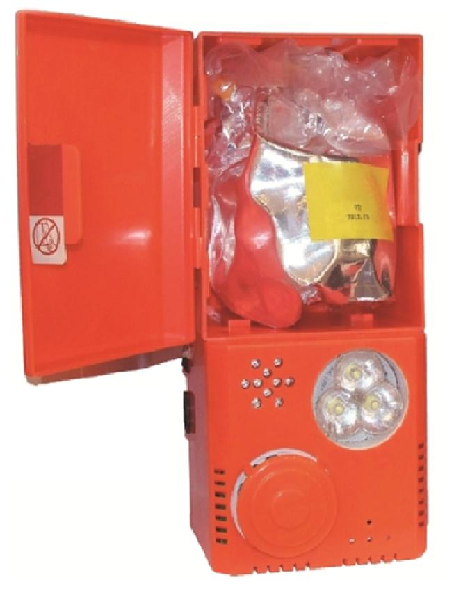 หน้ากากป้องกันไฟใหม้ ช่วยชีวิตหนีไฟไม่ให้สำลักควัน สารเคมี ก๊าซพิษ ขี้เถ้า เปลวไฟ