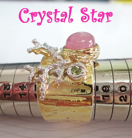 แหวนทับทิม ตัวเรือนเงิน