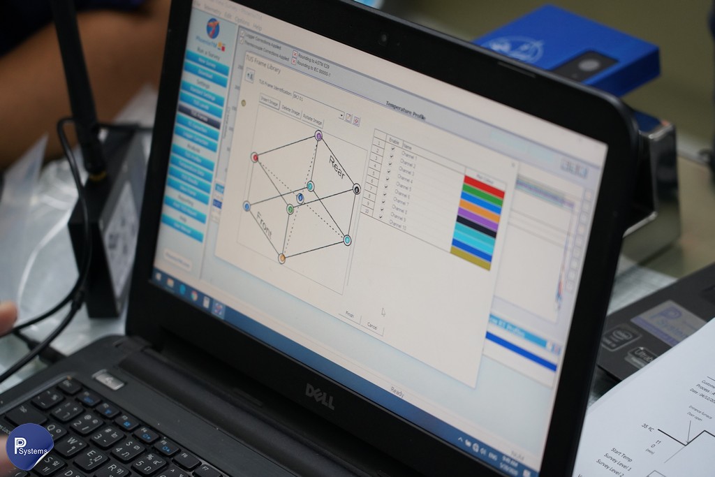 บริการวัดอุณหภูมิเตา ด้วยระบบ Thru-proces และรายงานผลตามมาตรฐาน CQI-9 x AMS2750E
