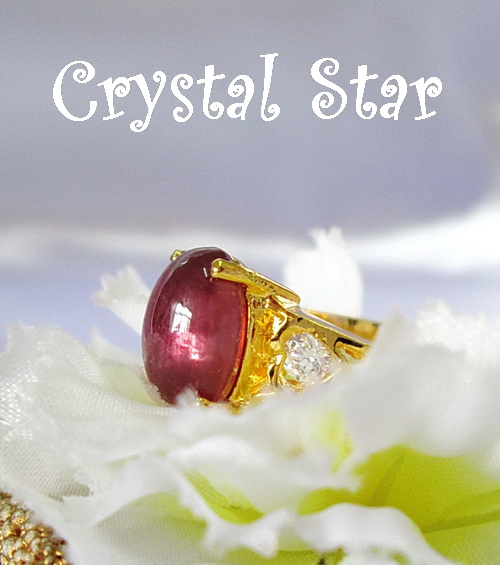 แหวนทับทิมอัฟริกา+CZ