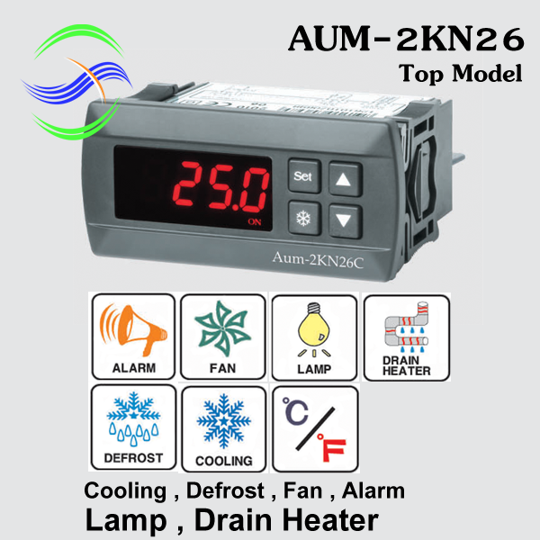 WOOREE AUM-2KN26 Cooling , Defrost , Alarm buzzer , Fan , Lamp , Drain Heater