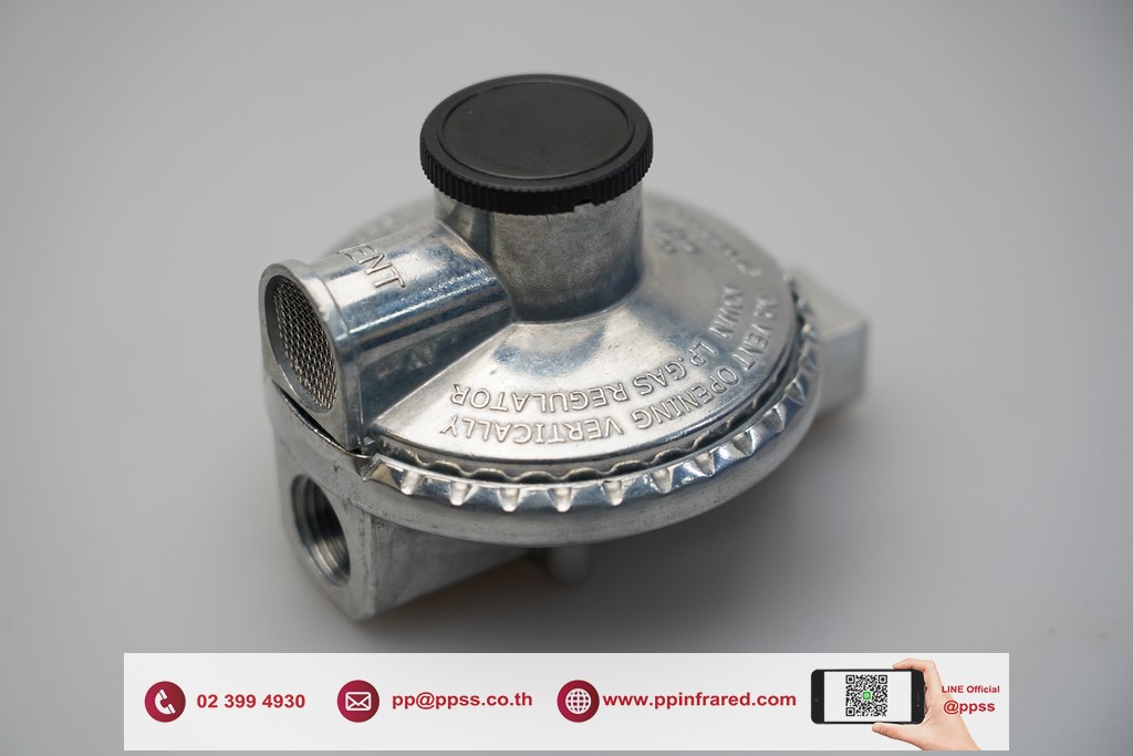 Low Pressure Regulator for LPG, Output 50-100mbar, Size 1/4" x 3/8" NPT