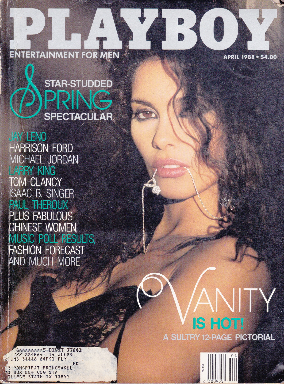 นิตยสาร Playboy USA ฉบับเดือน เมษายน 1988