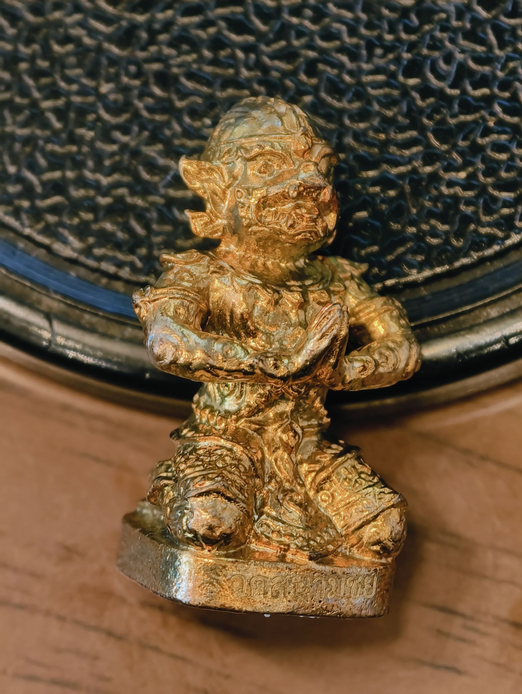 หนุมาน สัมฤทธิ์ผล ดลบันดาน ประทานทรัพย์ วัดสนามชัย จ.อ่างทอง รุ่นแรก เลข 12 KA3263