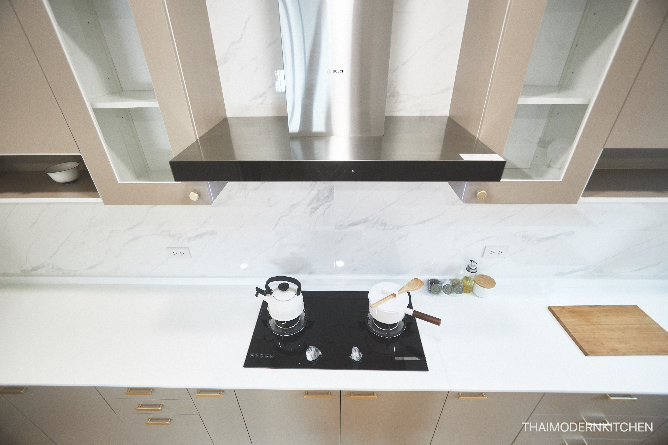 ครัวบิ้วอิน บ้านคุณพรพิมล 5.9 ตู้บน+ล่าง 2.4 ตู้ล่าง