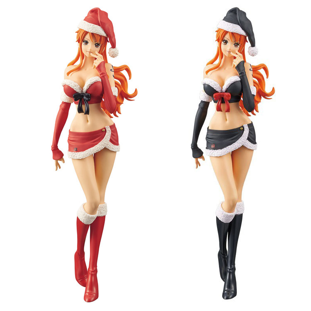 โมเดล ฟิกเกอร์วันพีชแท้ Glitter & Glamours Nami christmas style