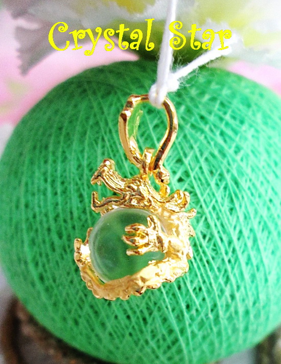 ขายแล้วค่ะ! จี้มังกรชุบทองไมครอน