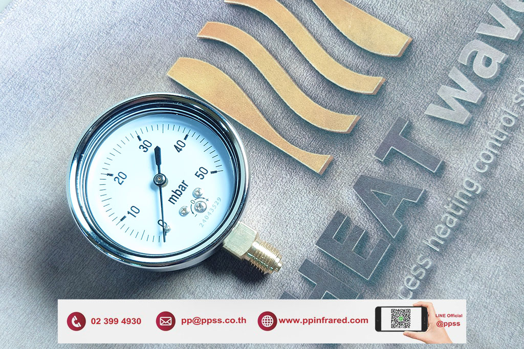 HEATWAVE Pressure Gauge 0-50 mbar l เกจวัดแรงดันแก๊สช่วงแรงดันต่ำ