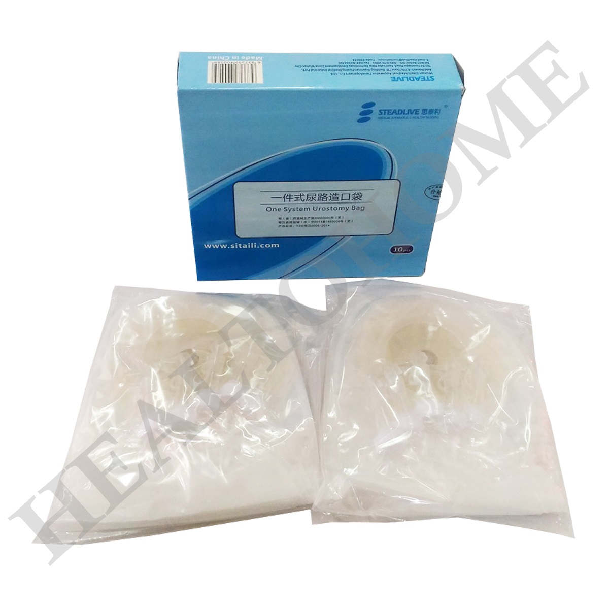 Steadlive ถุงเก็บปัสสาวะหน้าท้อง (Urostomy Bag) แบบชิ้นเดียว ขนาด 20-45 มม.