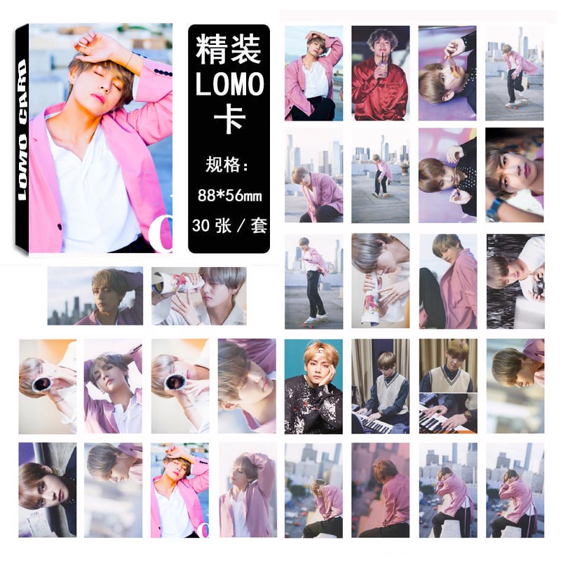 LOMO CARD BTS V 30รูป
